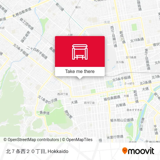 北７条西２０丁目 map