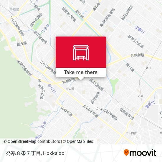 発寒８条７丁目 map