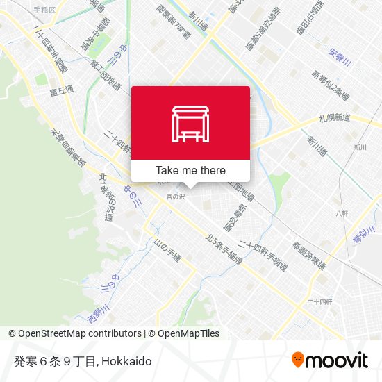 発寒６条９丁目 map