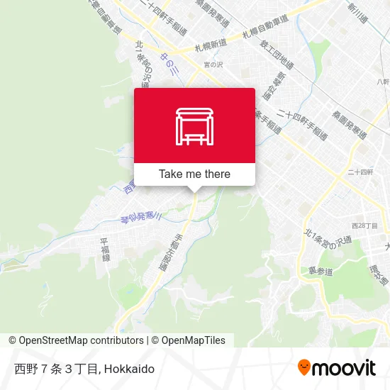 西野７条３丁目 map