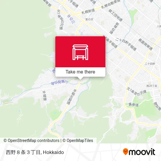 西野８条３丁目 map