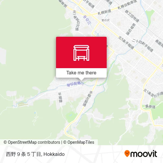 西野９条５丁目 map