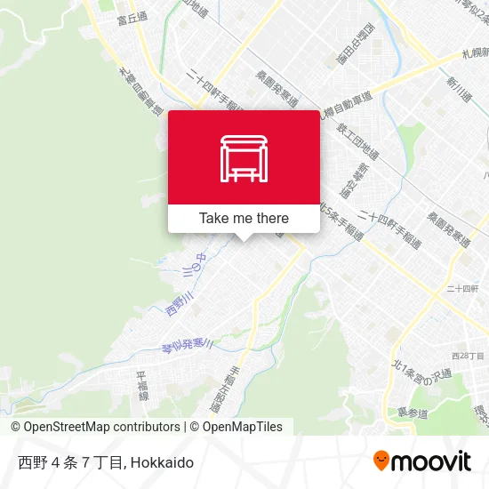 西野４条７丁目 map