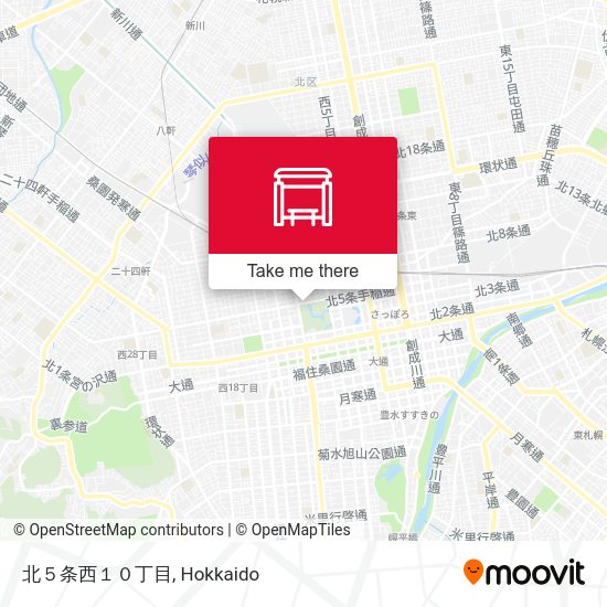 北５条西１０丁目 map