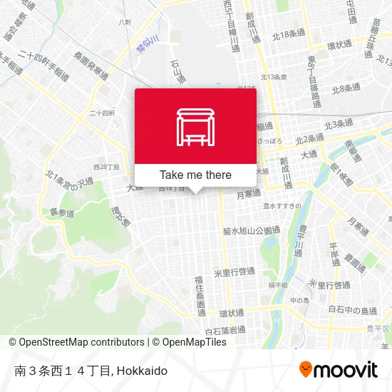 南３条西１４丁目 map