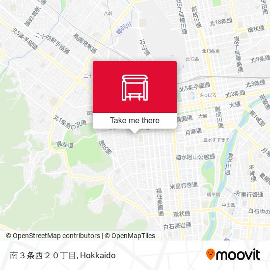 南３条西２０丁目 map