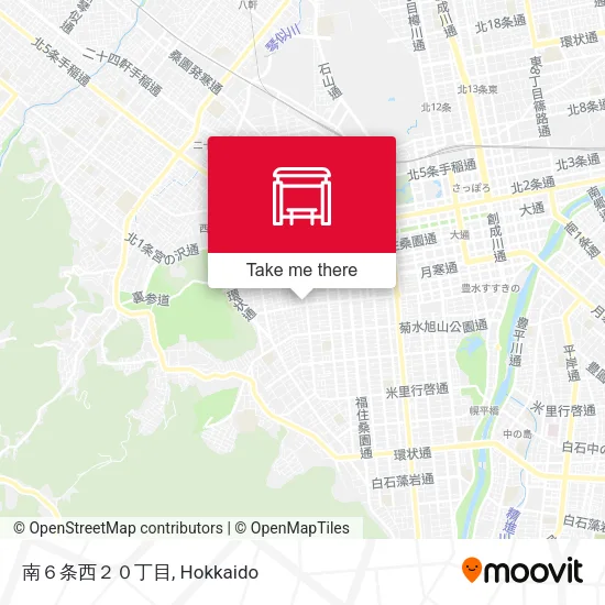 南６条西２０丁目 map