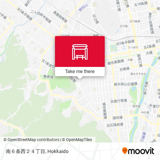 南６条西２４丁目 map