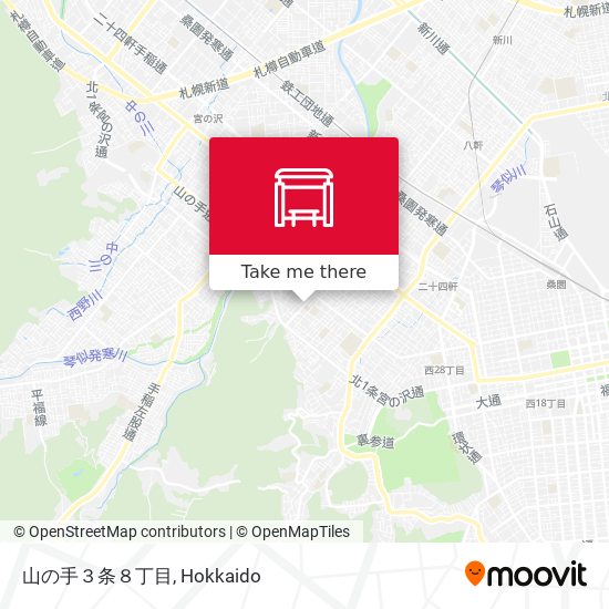 山の手３条８丁目 map