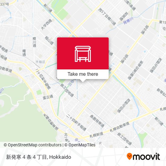 新発寒４条４丁目 map