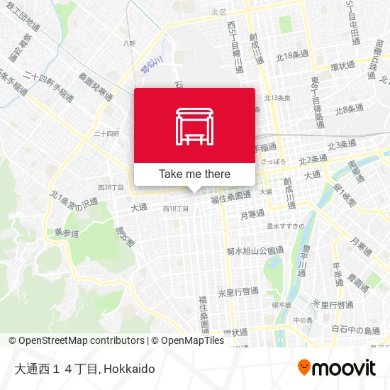 大通西１４丁目 map