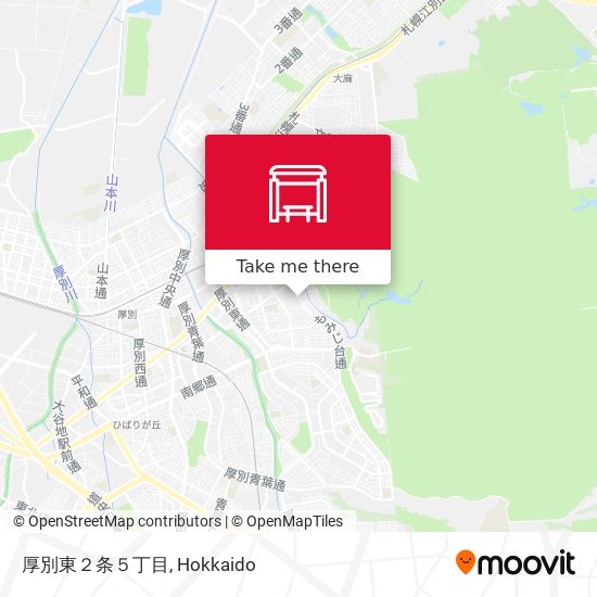 厚別東２条５丁目 map
