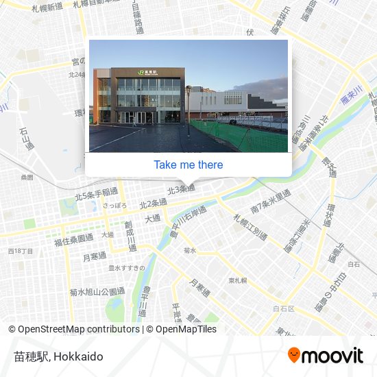 苗穂駅 map