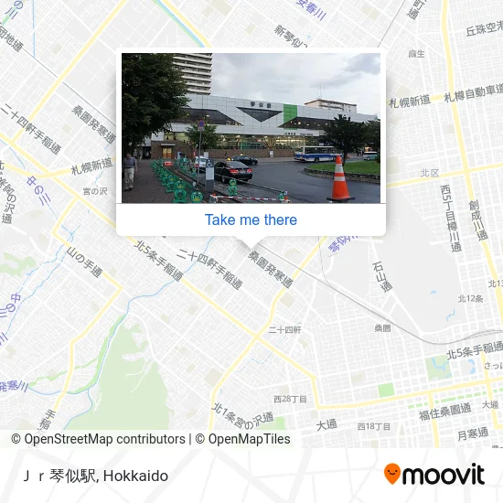 Ｊｒ琴似駅 map