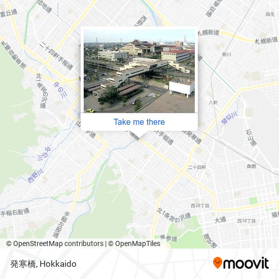 発寒橋 map