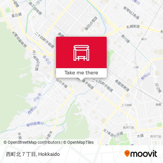 西町北７丁目 map
