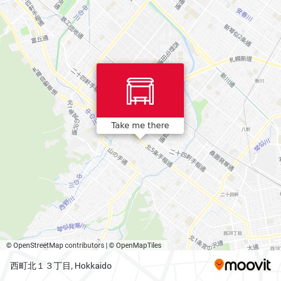 西町北１３丁目 map