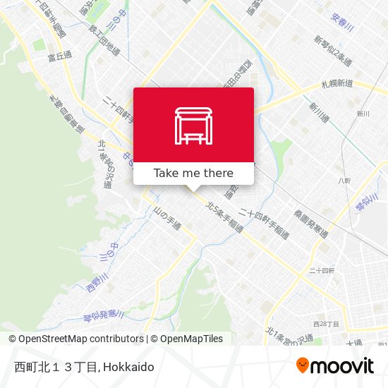 西町北１３丁目 map