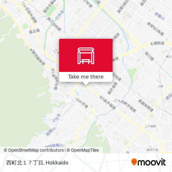 西町北１７丁目 map
