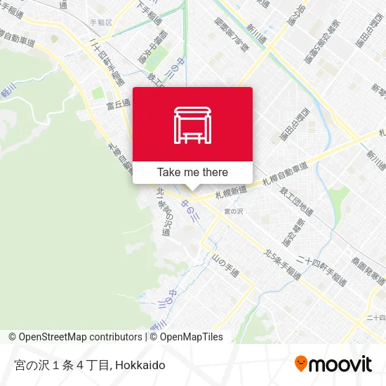 宮の沢１条４丁目 map