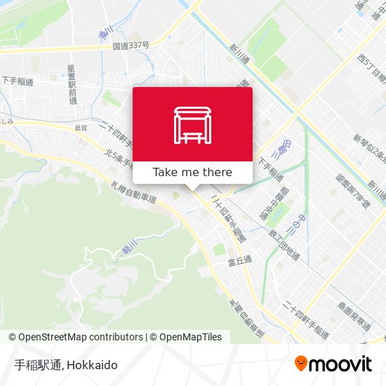 手稲駅通 map