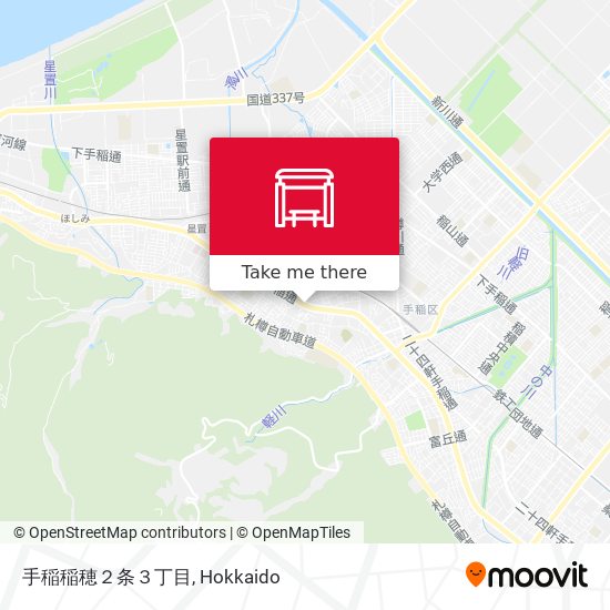 手稲稲穂２条３丁目 map