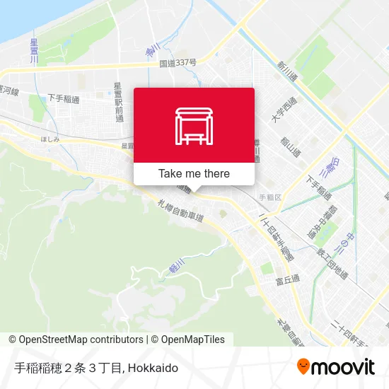 手稲稲穂２条３丁目 map