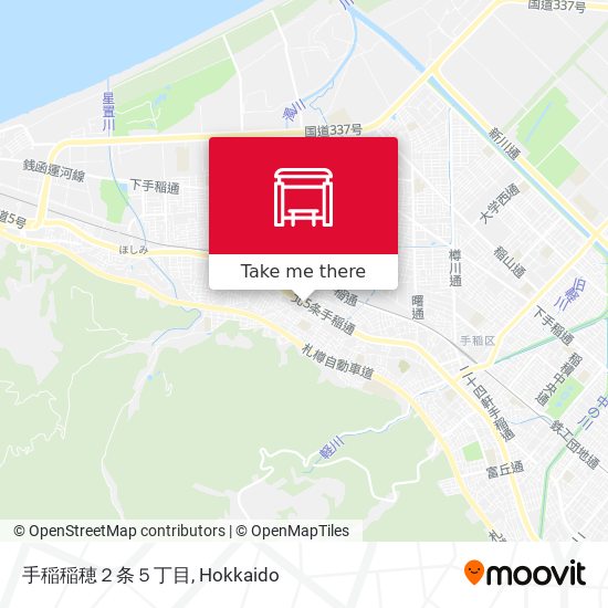 手稲稲穂２条５丁目 map