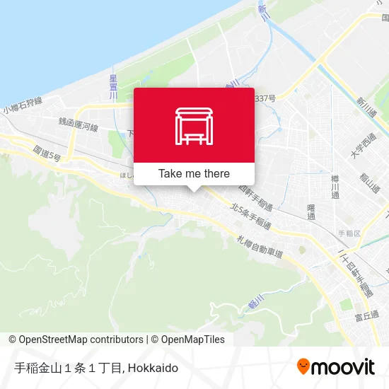 手稲金山１条１丁目 map