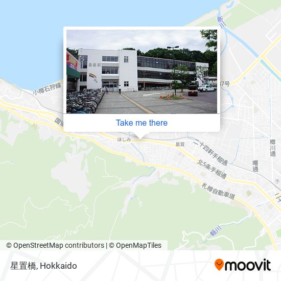 星置橋 map