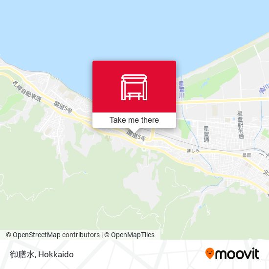 御膳水 map