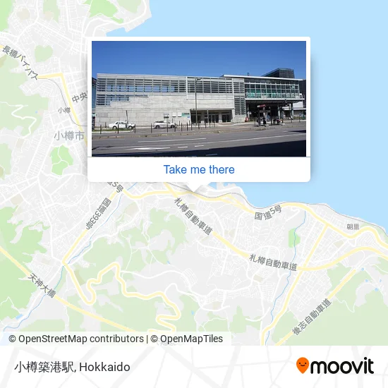 小樽築港駅 map