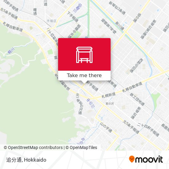 追分通 map