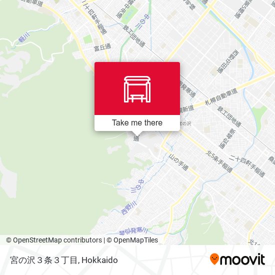 宮の沢３条３丁目 map