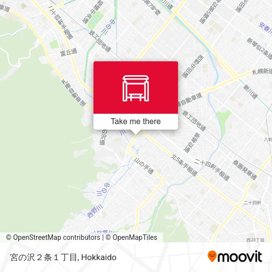 宮の沢２条１丁目 map