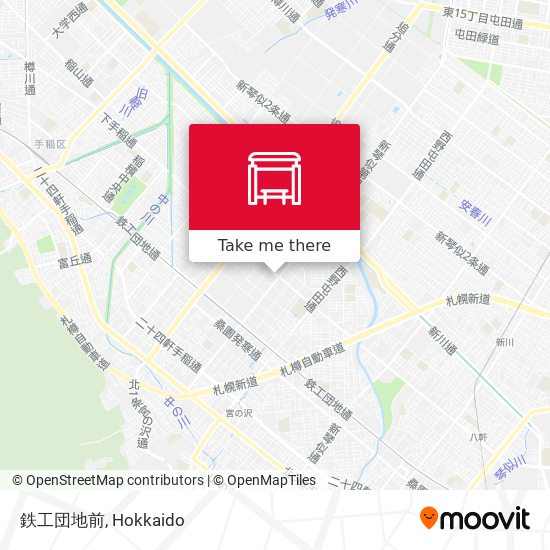 鉄工団地前 map