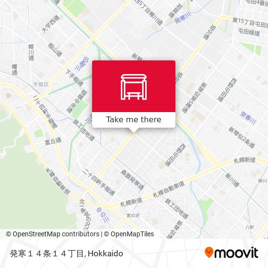 発寒１４条１４丁目 map