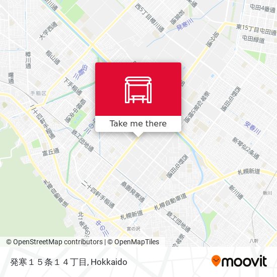 発寒１５条１４丁目 map