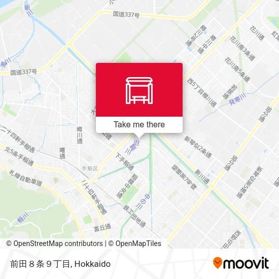 前田８条９丁目 map