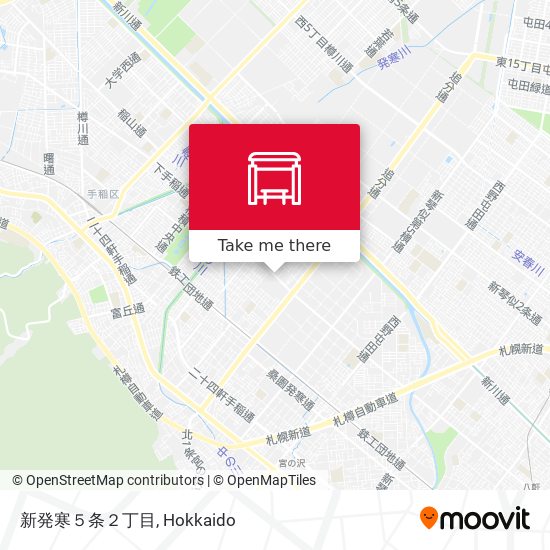 新発寒５条２丁目 map