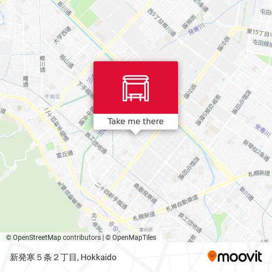 新発寒５条２丁目 map