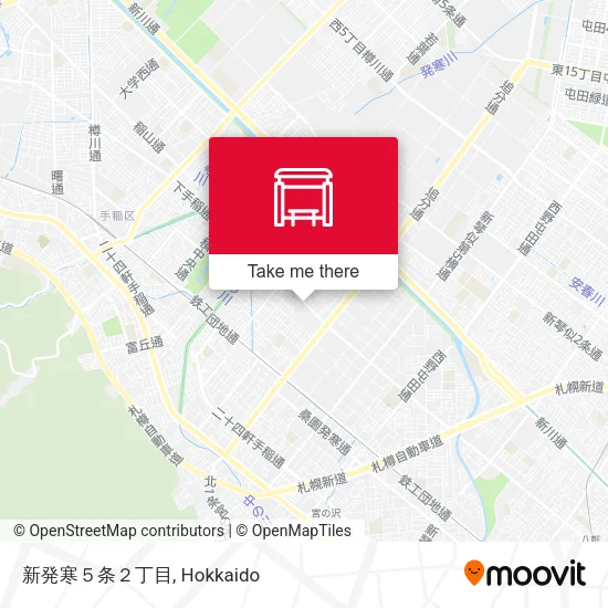 新発寒５条２丁目 map