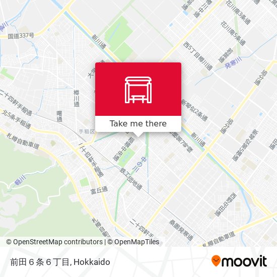 前田６条６丁目 map