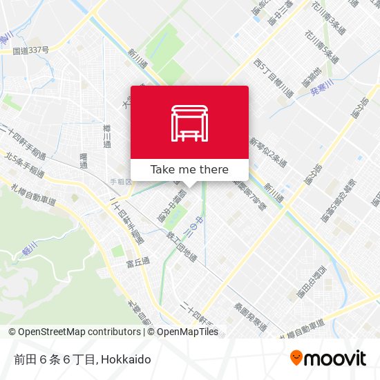 前田６条６丁目 map