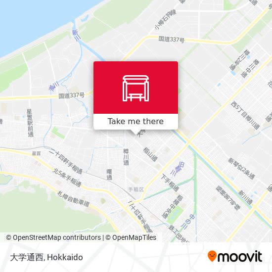 大学通西 map