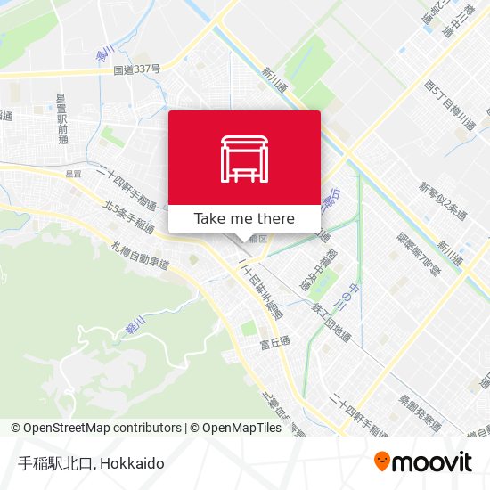 手稲駅北口 map