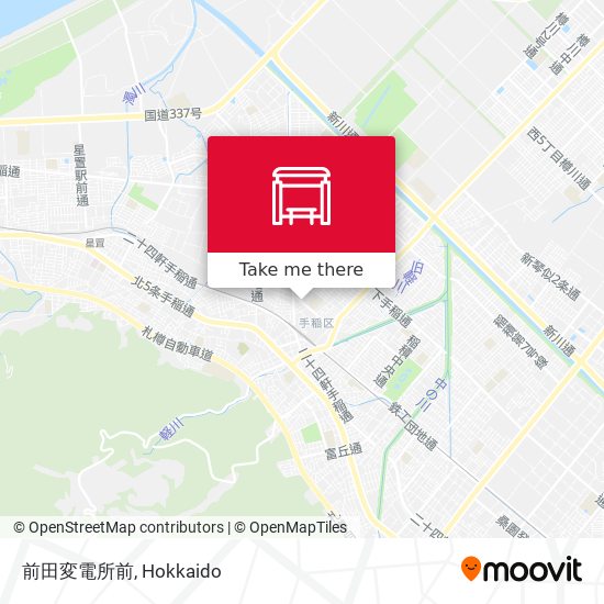 前田変電所前 map