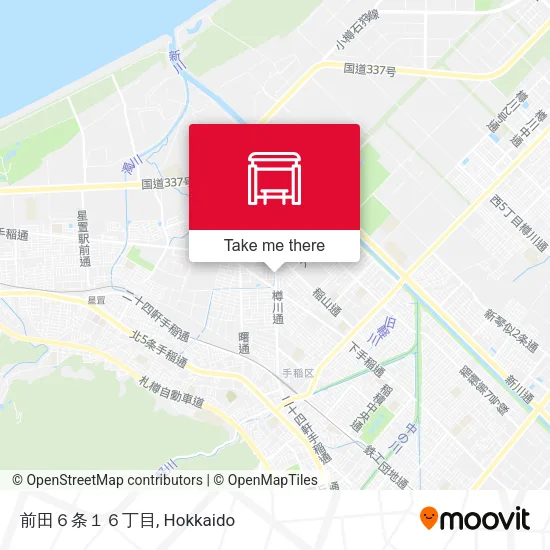 前田６条１６丁目 map
