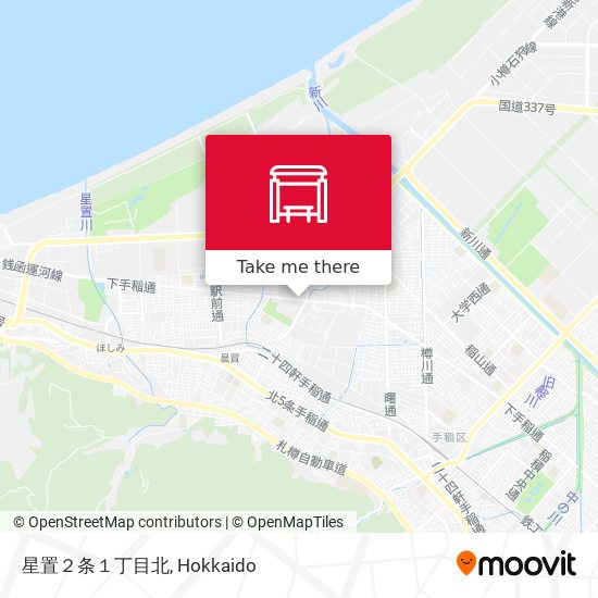 星置２条１丁目北 map