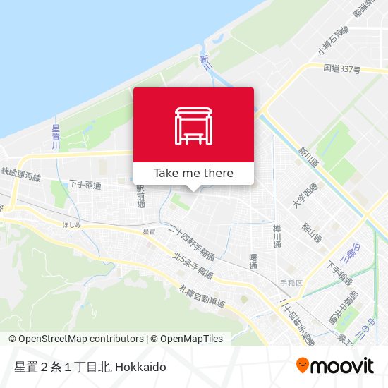 星置２条１丁目北 map